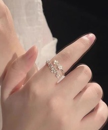 Vini（ヴィニ）の「花冠 シルバー リング ( フリーサイズ )（リング）」