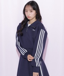 JILL by JILL STUART（ジルバイジルスチュアート）の「配色ラインレースジャケット（その他アウター）」