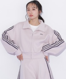 JILL by JILL STUART（ジルバイジルスチュアート）の「配色ラインレースジャケット（その他アウター）」