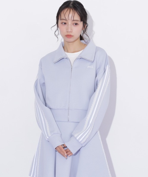 JILL by JILL STUART(ジルバイジルスチュアート)の「配色ラインレースジャケット(その他アウター・レディース・ブルー/ピンク/ネイビー・FREE)」の16枚目の写真
