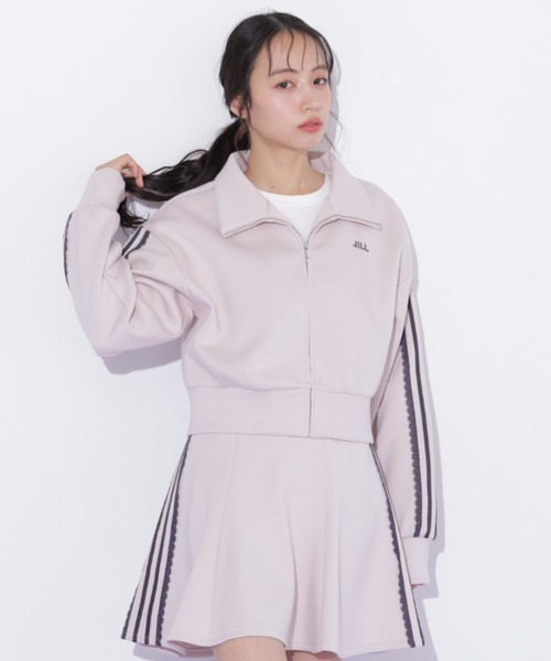 JILL by JILL STUART(ジルバイジルスチュアート)の「配色ラインレースジャケット(その他アウター・レディース・ブルー/ピンク/ネイビー・FREE)」の8枚目の写真