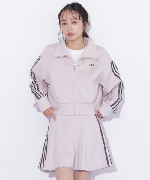 JILL by JILL STUART(ジルバイジルスチュアート)の「配色ラインレースジャケット(その他アウター・レディース・ブルー/ピンク/ネイビー・FREE)」の5枚目の写真