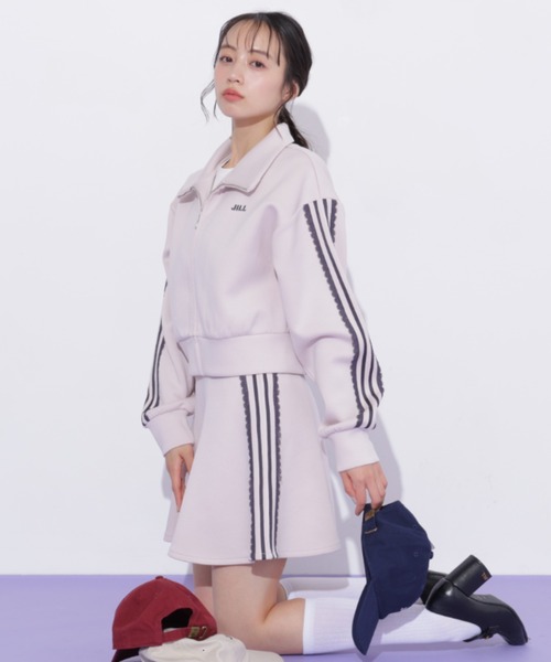 JILL by JILL STUART(ジルバイジルスチュアート)の「配色ラインレースジャケット(その他アウター・レディース・ブルー/ピンク/ネイビー・FREE)」の11枚目の写真