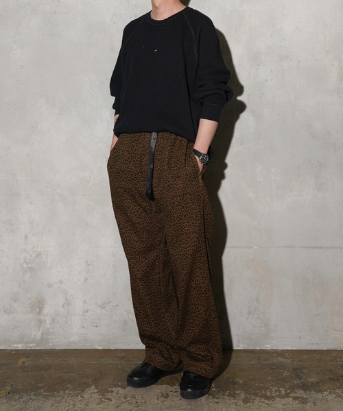 THRIFTY LOOK(スリフティールック)の「THRIFTY LOOK / スリフティールック PRINTED 90S CLIMBING PANTS タイガーカモ レオパード ウェビングベルト イージーパンツ(その他パンツ・メンズ・ブラウン/グリーン/カモフラージュ・MEDIUM/LARGE)」の6枚目の写真