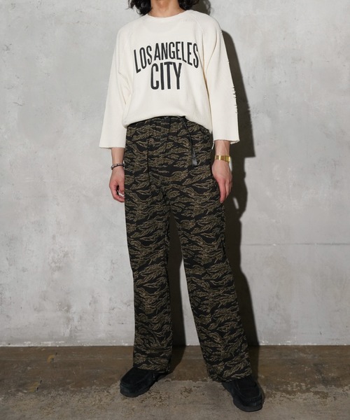 THRIFTY LOOK(スリフティールック)の「THRIFTY LOOK / スリフティールック PRINTED 90S CLIMBING PANTS タイガーカモ レオパード ウェビングベルト イージーパンツ(その他パンツ・メンズ・ブラウン/グリーン/カモフラージュ・MEDIUM/LARGE)」の10枚目の写真