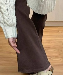 フレアデニムパンツ