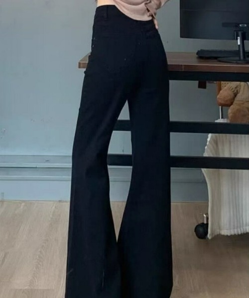 REBALANCE（リバランス）の「フレアデニムパンツ（デニムパンツ・レディース・C/A/B・MEDIUM/LARGE/X-LARGE）」の7枚目の写真