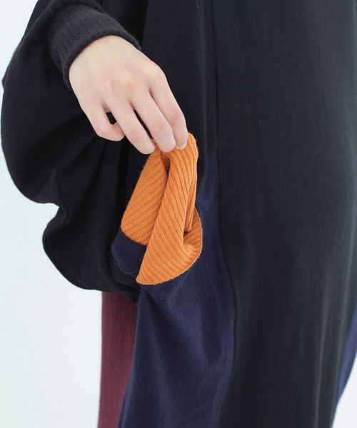 BEDSIDEDRAMA(ベットサイドドラマ)の「Pattern Switch Wide Dress(ワンピース・レディース・グレー/ブラック・2/1)」の11枚目の写真
