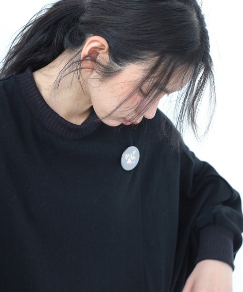 BEDSIDEDRAMA(ベットサイドドラマ)の「Pattern Switch Wide Dress(ワンピース・レディース・グレー/ブラック・2/1)」の12枚目の写真