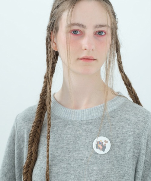 BEDSIDEDRAMA(ベットサイドドラマ)の「Pattern Switch Wide Dress(ワンピース・レディース・グレー/ブラック・2/1)」の14枚目の写真