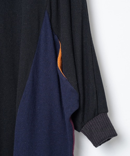 BEDSIDEDRAMA(ベットサイドドラマ)の「Pattern Switch Wide Dress(ワンピース・レディース・グレー/ブラック・2/1)」の22枚目の写真