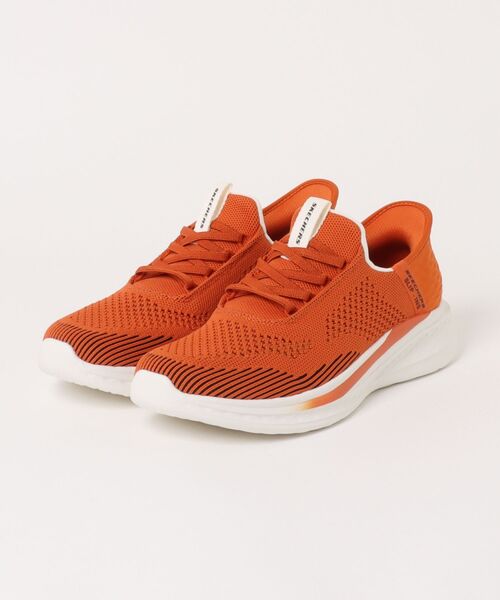 オレンジ ニットスニーカー 41 セール】SKECHERS｜スケッチャーズ（メンズ）のスニーカー（オレンジ