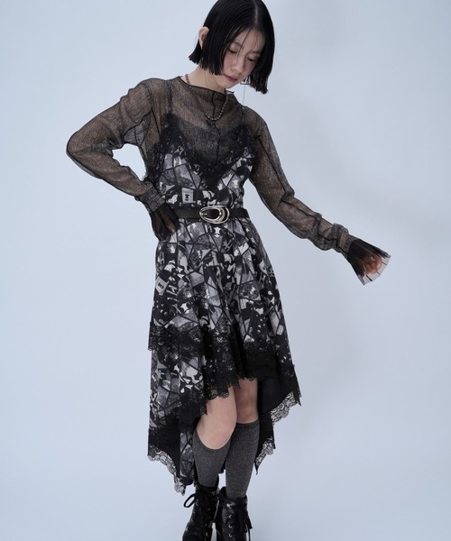 HARE(ハレ)の「【剣菱×HARE】イソザイキャミワンピース(ワンピース・レディース・ブラック/レッド・FREE)」の10枚目の写真