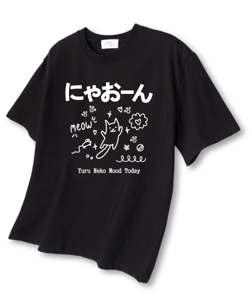 TI.GLAKE(ティーグレイク)の「ネコモード オーバーサイズ 半袖Tシャツ ブラック(Tシャツ/カットソー・メンズ・その他・LARGE/X-LARGE/XX-LARGE)」の1枚目の写真