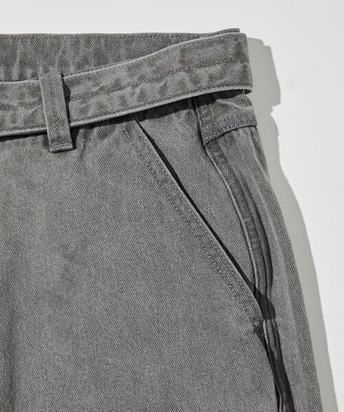 FREAK'S STORE(フリークスストア)の「BELTED WIDE DENIM / ベルテッド ワイドデニムパンツ(デニムパンツ・メンズ・ブルー/グレー/サックスブルー・LARGE/MEDIUM)」の11枚目の写真