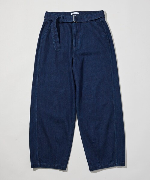 FREAK'S STORE(フリークスストア)の「BELTED WIDE DENIM / ベルテッド ワイドデニムパンツ(デニムパンツ・メンズ・ブルー/グレー/サックスブルー・LARGE/MEDIUM)」の18枚目の写真
