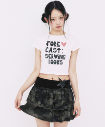 CANCAN JERSEY SKIRT_KHAKI