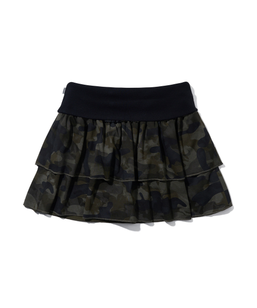 YOUHEE（ユヒ）の「CANCAN JERSEY SKIRT_KHAKI（スカート・レディース・その他・SMALL/MEDIUM）」の3枚目の写真
