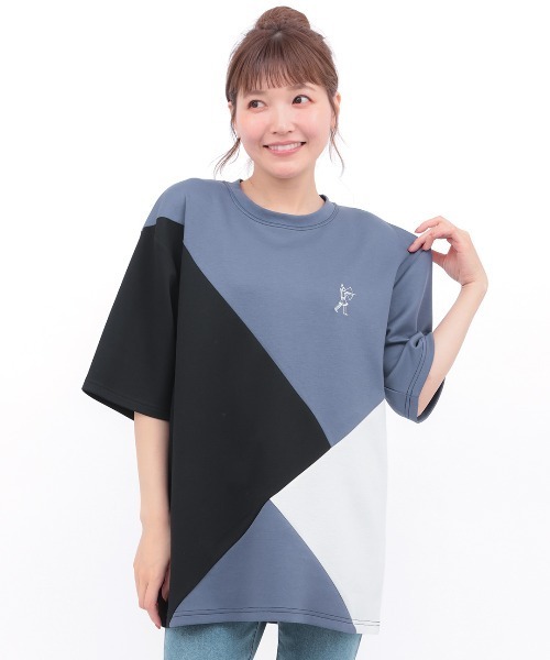 チチカカ（チチカカ）の「接触冷感ダンボール切替Ｔシャツ（Tシャツ/カットソー・メンズ・ブラック/ホワイト・FREE）」の6枚目の写真