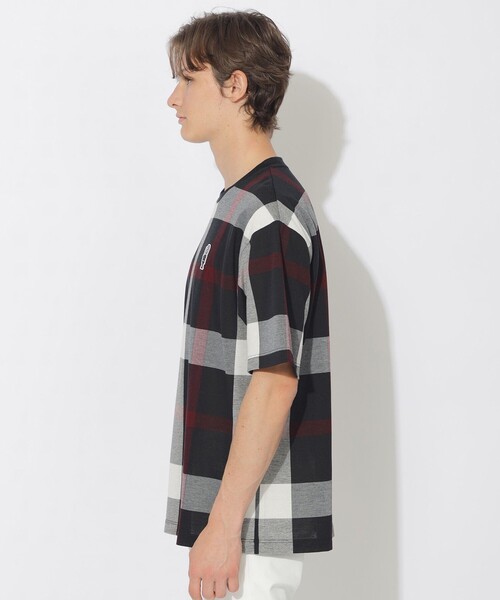 BLACK LABEL CRESTBRIDGE(ブラックレーベル・クレストブリッジ)の「【WEB限定】スラブクレストブリッジチェックTシャツ(Tシャツ/カットソー・メンズ・ブラック・L/XL/M)」の3枚目の写真