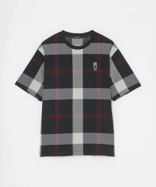 BLACK LABEL CRESTBRIDGE(ブラックレーベル・クレストブリッジ)の「【WEB限定】スラブクレストブリッジチェックTシャツ(Tシャツ/カットソー・メンズ・ブラック・L/XL/M)」の7枚目の写真