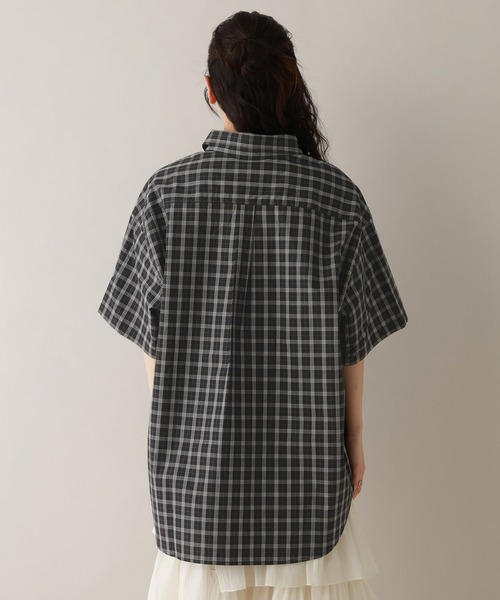 POLO BCS（ポロ ビーシーエス）の「＜POLO BCS/ポロ・ビーシーエス＞別注/ルーズチェックシャツ（シャツ/ブラウス・レディース・ブラック/ベージュ/その他23・FREE）」の7枚目の写真