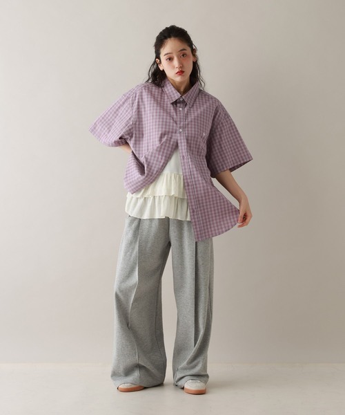 POLO BCS（ポロ ビーシーエス）の「＜POLO BCS/ポロ・ビーシーエス＞別注/ルーズチェックシャツ（シャツ/ブラウス・レディース・ブラック/ベージュ/その他23・FREE）」の17枚目の写真
