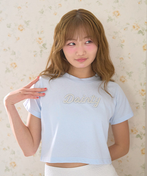 パールラインロゴ半袖Tシャツ