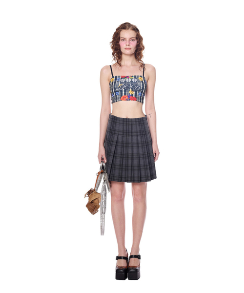 GREEDILOUS(グリディアス)の「Plaid Pattern Pleated Skirt(スカート・レディース・その他・MEDIUM/LARGE/X-SMALL/SMALL)」の1枚目の写真