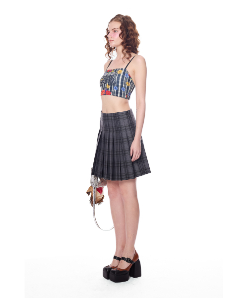 GREEDILOUS(グリディアス)の「Plaid Pattern Pleated Skirt(スカート・レディース・その他・MEDIUM/LARGE/X-SMALL/SMALL)」の3枚目の写真