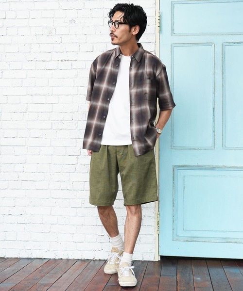 jiggys shop(ジギーズショップ)の「速乾 麻タッチ リネンライク ハーフパンツ(その他パンツ・メンズ・チャコールグレー/ネイビー/グレー/オフホワイト/カーキ・LARGE/X-LARGE/MEDIUM)」の17枚目の写真