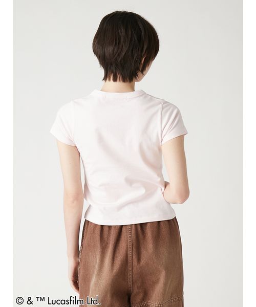 FURFUR(ファーファー)の「【STAR WARS(TM)】アップリケロゴTシャツ(Tシャツ/カットソー・レディース・ネイビー/ホワイト/ライトピンク/サックスブルー・F)」の17枚目の写真