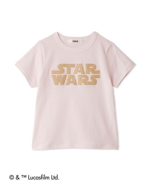 FURFUR(ファーファー)の「【STAR WARS(TM)】アップリケロゴTシャツ(Tシャツ/カットソー・レディース・ネイビー/ホワイト/ライトピンク/サックスブルー・F)」の7枚目の写真