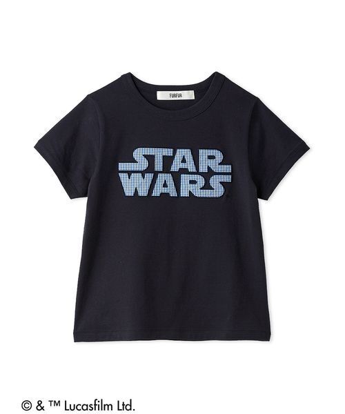 FURFUR(ファーファー)の「【STAR WARS(TM)】アップリケロゴTシャツ(Tシャツ/カットソー・レディース・ネイビー/ホワイト/ライトピンク/サックスブルー・F)」の8枚目の写真