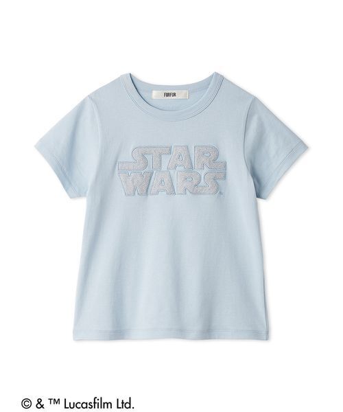 FURFUR(ファーファー)の「【STAR WARS(TM)】アップリケロゴTシャツ(Tシャツ/カットソー・レディース・ネイビー/ホワイト/ライトピンク/サックスブルー・F)」の9枚目の写真