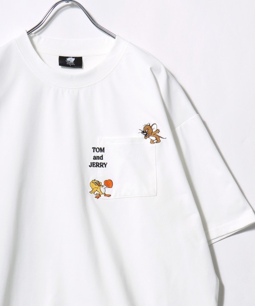 Tom&Jerry(トムアンドジェリー)の「2026SS Tom and Jerry/トムとジェリー オーバーサイズ ワンポイント刺繍 バックプリント ポケット付半袖Tシャツ レディース メンズ(Tシャツ/カットソー・レディース・ホワイト系その他/ホワイト系その他2/ブラック系その他/ホワイト/ホワイト系その他5/ブラック系その他2/ブラック/ブラック系その他5/ホワイト系その他4/ブラック系その他3/ブラック系その他4/ホワイト系その他3・LL/L/M)」の6枚目の写真