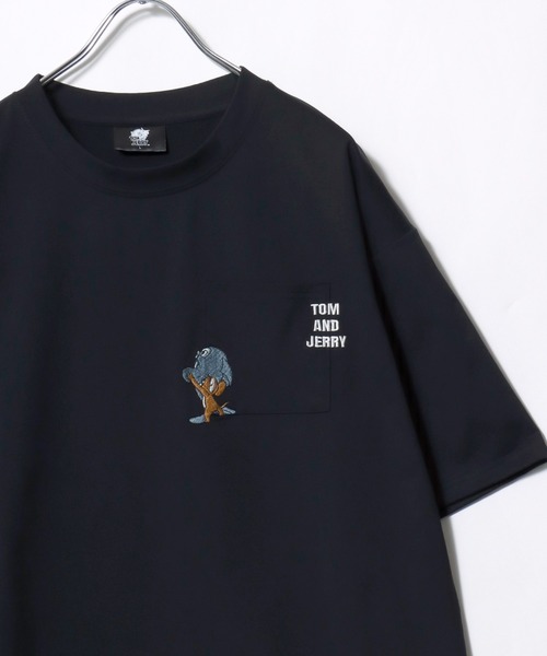 Tom&Jerry(トムアンドジェリー)の「2026SS Tom and Jerry/トムとジェリー オーバーサイズ ワンポイント刺繍 バックプリント ポケット付半袖Tシャツ レディース メンズ(Tシャツ/カットソー・レディース・ホワイト系その他/ホワイト系その他2/ブラック系その他/ホワイト/ホワイト系その他5/ブラック系その他2/ブラック/ブラック系その他5/ホワイト系その他4/ブラック系その他3/ブラック系その他4/ホワイト系その他3・LL/L/M)」の9枚目の写真