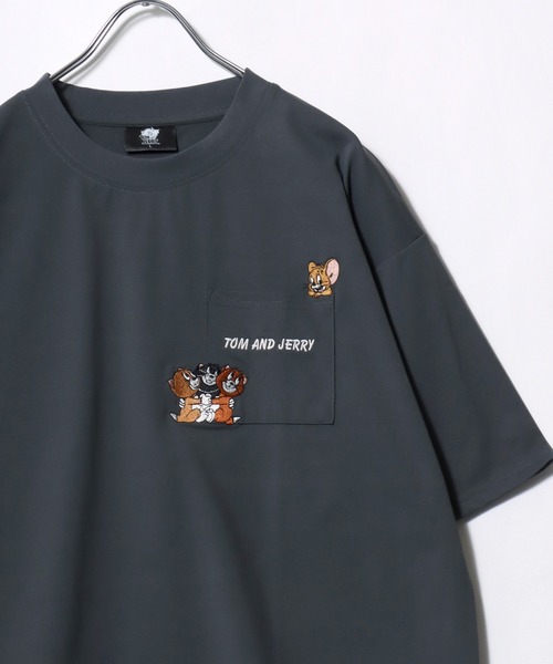 Tom&Jerry(トムアンドジェリー)の「2026SS Tom and Jerry/トムとジェリー オーバーサイズ ワンポイント刺繍 バックプリント ポケット付半袖Tシャツ レディース メンズ(Tシャツ/カットソー・レディース・ホワイト系その他/ホワイト系その他2/ブラック系その他/ホワイト/ホワイト系その他5/ブラック系その他2/ブラック/ブラック系その他5/ホワイト系その他4/ブラック系その他3/ブラック系その他4/ホワイト系その他3・LL/L/M)」の11枚目の写真