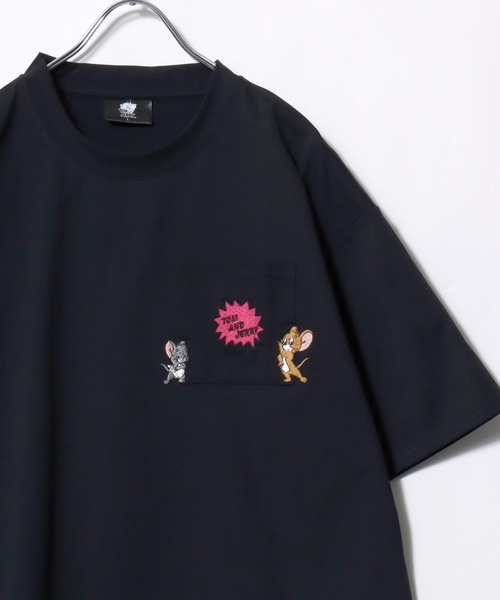 Tom&Jerry(トムアンドジェリー)の「2026SS Tom and Jerry/トムとジェリー オーバーサイズ ワンポイント刺繍 バックプリント ポケット付半袖Tシャツ レディース メンズ(Tシャツ/カットソー・レディース・ホワイト系その他/ホワイト系その他2/ブラック系その他/ホワイト/ホワイト系その他5/ブラック系その他2/ブラック/ブラック系その他5/ホワイト系その他4/ブラック系その他3/ブラック系その他4/ホワイト系その他3・LL/L/M)」の7枚目の写真