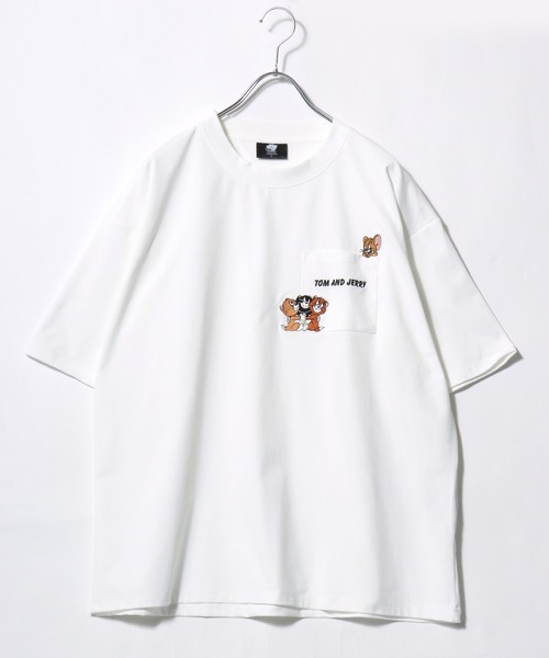 Tom&Jerry(トムアンドジェリー)の「2026SS Tom and Jerry/トムとジェリー オーバーサイズ ワンポイント刺繍 バックプリント ポケット付半袖Tシャツ レディース メンズ(Tシャツ/カットソー・レディース・ホワイト系その他/ホワイト系その他2/ブラック系その他/ホワイト/ホワイト系その他5/ブラック系その他2/ブラック/ブラック系その他5/ホワイト系その他4/ブラック系その他3/ブラック系その他4/ホワイト系その他3・LL/L/M)」の20枚目の写真