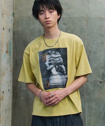 ILL'S（イルズ）の「VINTAGE LIKE GRAPHIC PHOTO T-SHIRT    ヴィンテージ風グラフィックフォトTシャツ メンズ レディース ユニセックス（Tシャツ/カットソー）」