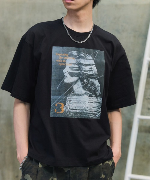 セール】VINTAGE LIKE GRAPHIC PHOTO T-SHIRT / ヴィンテージ風