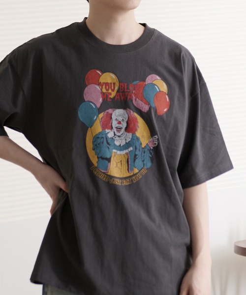 SILVER BULLET（シルバーバレット）の「『SILVER BULLET SELECT AP/シルバーバレットセレクト』IT/イット"それ"が見えたら、終わり。USED LIKE TEE（Tシャツ/カットソー・レディース・ブラック系1/ホワイト系2/ブラック系2/ホワイト系1・L/LL/M）」の4枚目の写真