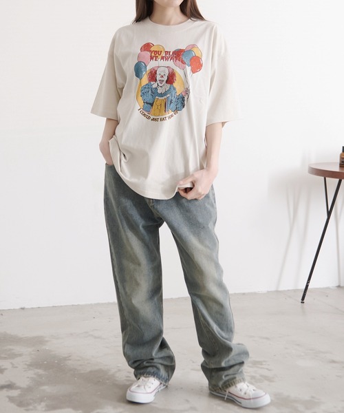SILVER BULLET（シルバーバレット）の「『SILVER BULLET SELECT AP/シルバーバレットセレクト』IT/イット"それ"が見えたら、終わり。USED LIKE TEE（Tシャツ/カットソー・レディース・ブラック系1/ホワイト系2/ブラック系2/ホワイト系1・L/LL/M）」の8枚目の写真