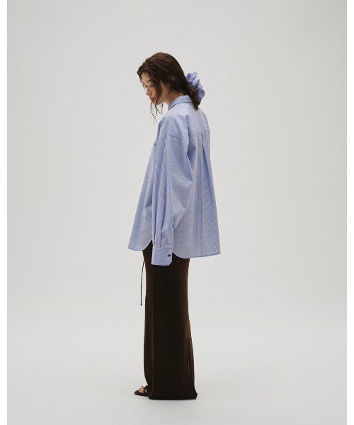 TODAYFUL（トゥデイフル）の「Stripe Pocket Shirts 12610424（シャツ/ブラウス・レディース・ブラウン/ピンク/ライトグリーン/ライトブルー・FREE）」の9枚目の写真