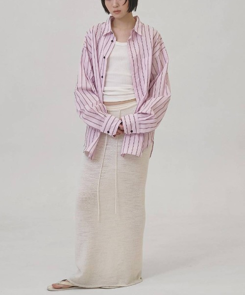 TODAYFUL（トゥデイフル）の「Stripe Pocket Shirts 12610424（シャツ/ブラウス・レディース・ブラウン/ピンク/ライトグリーン/ライトブルー・FREE）」の14枚目の写真