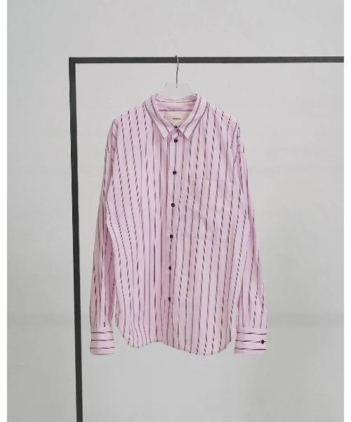 TODAYFUL（トゥデイフル）の「Stripe Pocket Shirts 12610424（シャツ/ブラウス・レディース・ブラウン/ピンク/ライトグリーン/ライトブルー・FREE）」の21枚目の写真