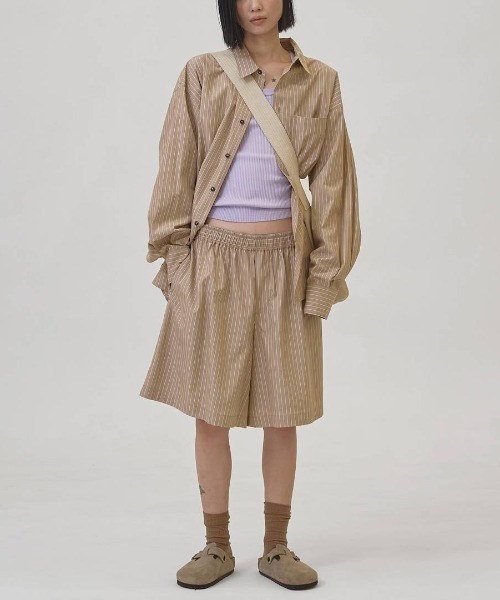 TODAYFUL（トゥデイフル）の「Stripe Pocket Shirts 12610424（シャツ/ブラウス・レディース・ブラウン/ピンク/ライトグリーン/ライトブルー・FREE）」の16枚目の写真