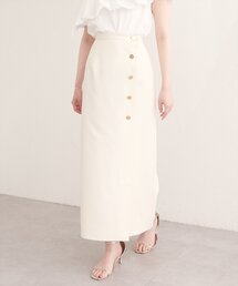 natural couture | フロント金釦ナロースカート(スカート)