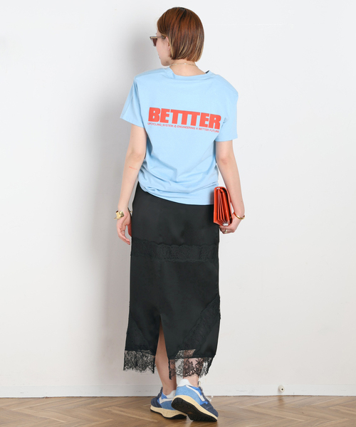 AP STUDIO(エーピーストゥディオ)の「【BETTTER/ベター】FATHER T-SHIRT(Tシャツ/カットソー・レディース・ライトブルー・FREE)」の20枚目の写真